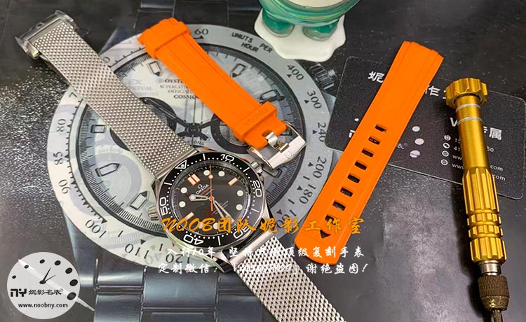 马龙同款VS厂欧米茄海马300橙针｜8806一体机做工细节全面赏析
